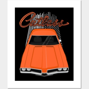 Oldsmobile Cutlass 1969 - orange Posters and Art